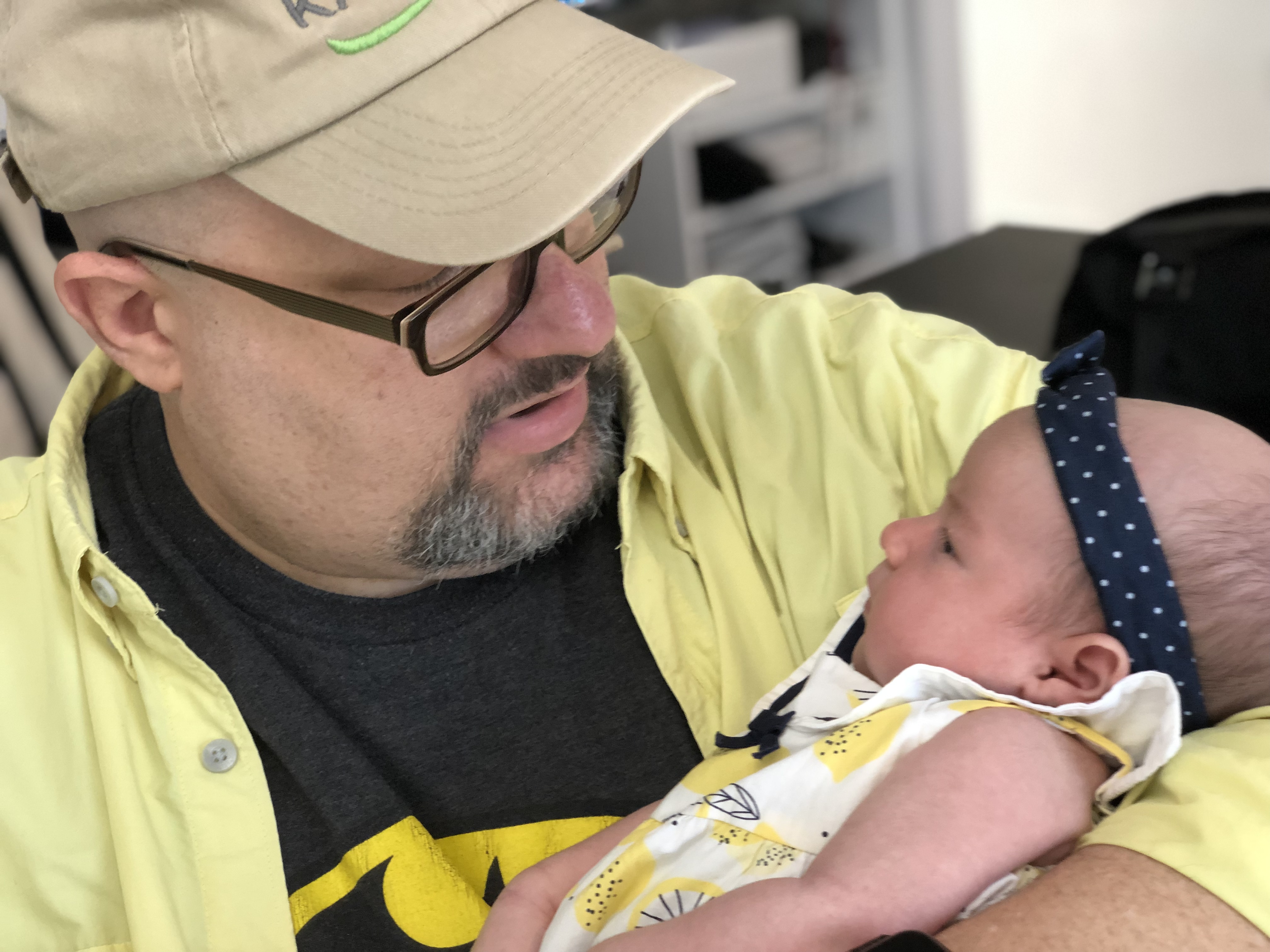 Fred Posner with child